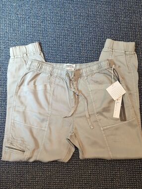 NWT Nicole Miller Khaki Joggers